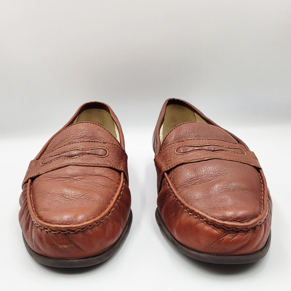Trotters Jamie Brown Genuine Leather Penny Loafer Rubber Outsole Women’s 7.5W